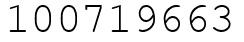 Число 100719663.
