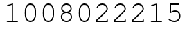 Число 1008022215.