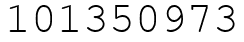 Число 101350973.