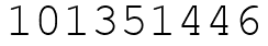 Число 101351446.