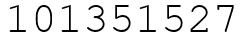 Число 101351527.