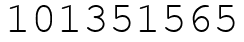 Число 101351565.