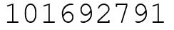 Число 101692791.