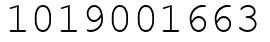 Число 1019001663.