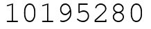 Число 10195280.