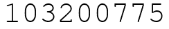 Число 103200775.