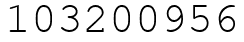Число 103200956.
