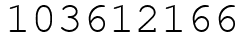 Число 103612166.