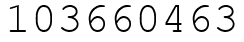 Число 103660463.