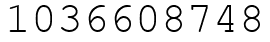 Число 1036608748.