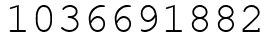Число 1036691882.