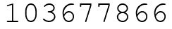 Число 103677866.