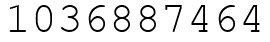 Число 1036887464.