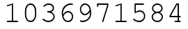 Число 1036971584.