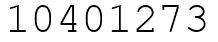 Число 10401273.