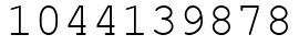 Число 1044139878.