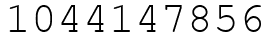 Число 1044147856.