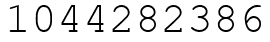 Число 1044282386.