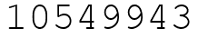 Число 10549943.