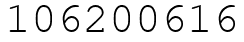 Число 106200616.
