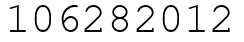 Число 106282012.