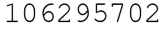 Число 106295702.