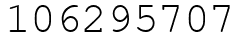 Число 106295707.