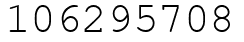 Число 106295708.