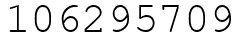 Число 106295709.