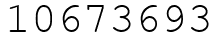 Число 10673693.