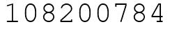 Число 108200784.