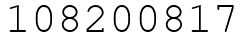 Число 108200817.