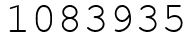 Число 1083935.