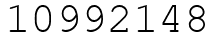 Число 10992148.