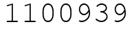 Число 1100939.