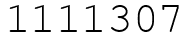 Число 1111307.