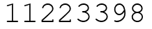 Число 11223398.