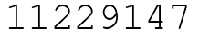 Число 11229147.