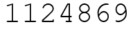 Число 1124869.