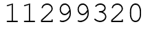 Число 11299320.
