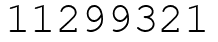 Число 11299321.