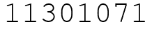 Число 11301071.