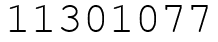 Число 11301077.