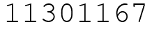 Число 11301167.