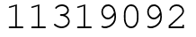 Число 11319092.