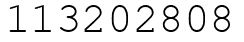 Число 113202808.