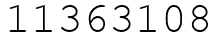 Число 11363108.