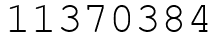 Число 11370384.