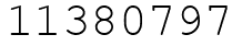 Число 11380797.