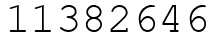 Число 11382646.